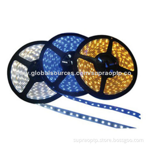 LED Strips with 14.4W Power Consumption, 5,700 to 7,000K Color Temperatures, CE and RoHS Marks